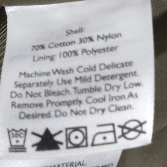 Eddie Bauer 3/4 Trench coat - Picture 10 of 10